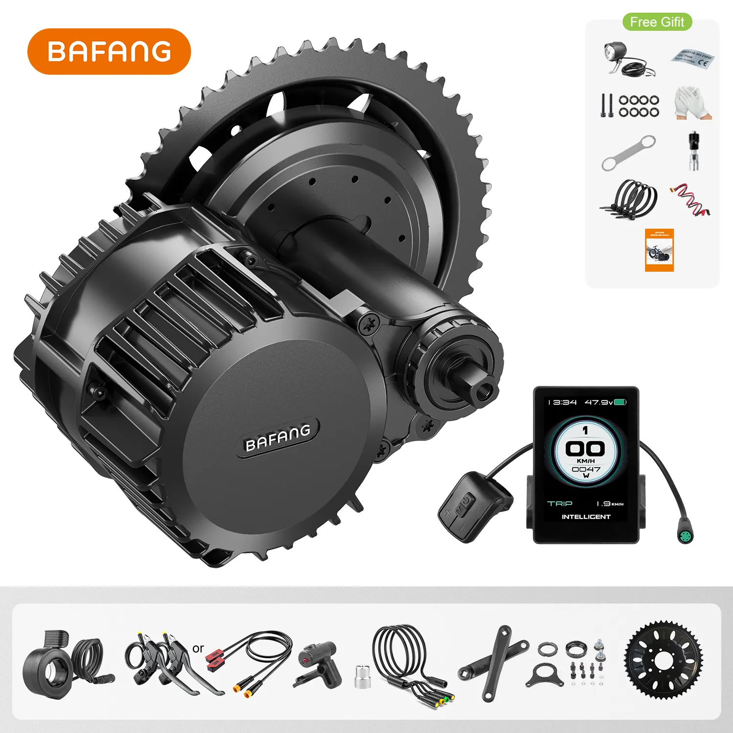 Bafang Bbshd 1000W Conversion Kit - Bafang M615 MM G320.1000 UART silnik