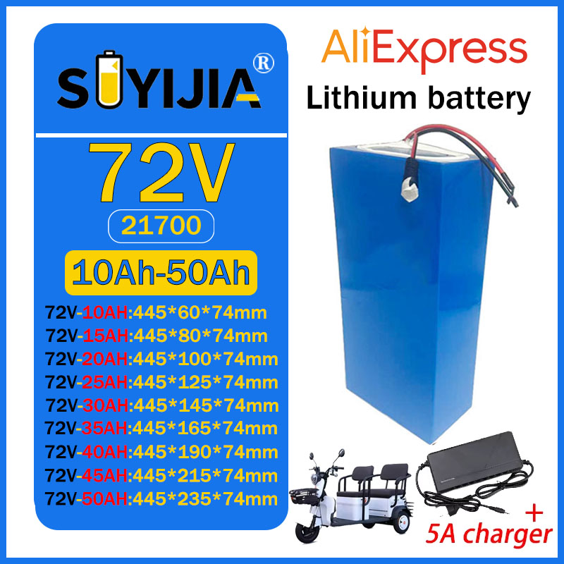 72V 50Ah 45Ah 20Ah 25Ah 30Ah 3 – Electric Bicycle Battery 72V 30Ah recenzja i cena