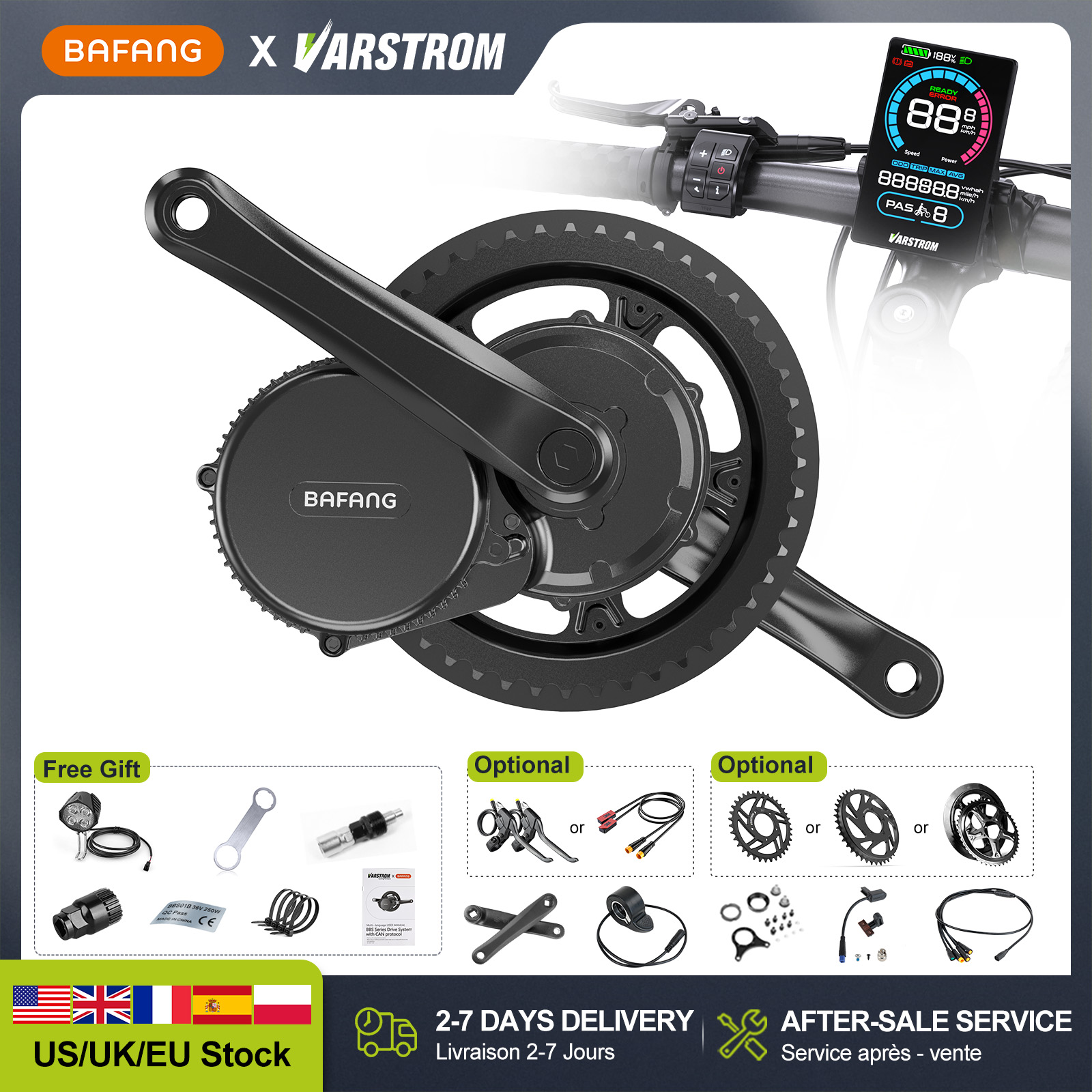 [US Stock] Silnik centralny BA – Bafang Bbshd 1000W Conversion Kit recenzja i cena